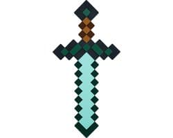 Minecraft Diamond Sword Light – Officieel Gelicentieerde Lamp met 3 Lichtmodi, USB‑C of Batterijvoeding, Gamer Kamerdecoratie- Paladone
