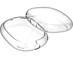 New Age Devi - Bescherm je Airpods! Siliconen Cover Case - Transparant - Geschikt voor Airpods Max