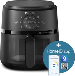 Philips 2000 Series Airfryer - NA210/00 - Kijkvenster - RapidAir - 3.2L - Tot 3 Personen - Zwart — thumbnail 3