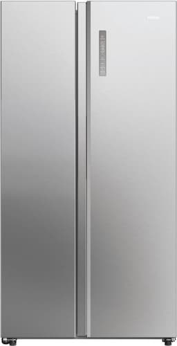 Haier HSW59F18DNMM - Amerikaanse koelkast - 615L - 90 cm - Total No Frost - Energieklasse D - Vochtigheidsregeling voor verser voedsel - Inox Look - 10 Jaar Garantie op onderdelen — thumbnail 1