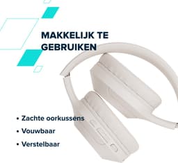 Canyon BTHS-3 Serie - Draadloze Over-Ear Koptelefoon - Bluetooth 5.1 - Opvouwbaar Ontwerp - 15 Uur Batterijduur - Zwart — thumbnail 5