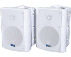 TIC ASP60-W  - Professional Terras Speakers 8Ω 70v 5" 80W (paar) - wit