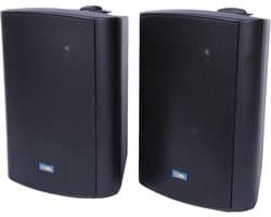 TIC ASP120 - 6.5" Weerbestendige luidsprekers voor buiten met 70V schakelaar - Zwart