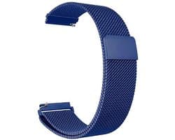 Horlogeband van RVS voor Smartwatch / Horloge / Watch | 22 mm | Horloge Band - Horlogebandjes | Blauw