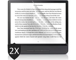 Screenprotector geschikt voor Kobo Libra H2O - Gehard Glas Beschermglas Tempered Glass Screen Protector - 2 Stuks