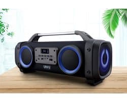 UNIQ Accessory Chant model 2019 Bluetooth Speaker (Karaoke) met blauw led verlichting en a