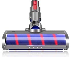 Zuigmond met LED Verlichting geschikt voor Dyson V15 / V11 / V10 / V8 / V7 - Mondstuk Parketborstel Accessoires en Onderdelen voor Steelstofzuiger - Opzetstuk Borstel - Wasbaar