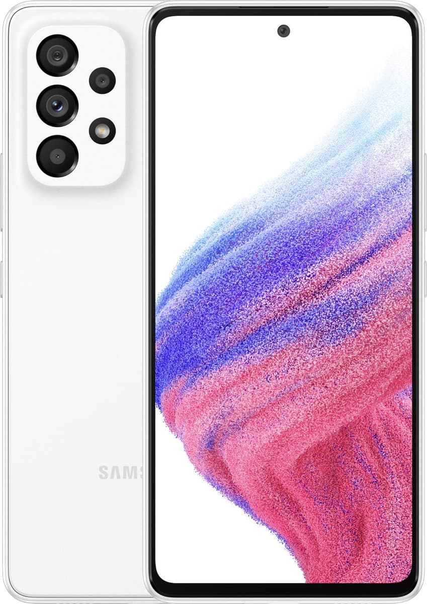 Samsung Galaxy A53 - 128GB - Awesome  White — afbeelding 1