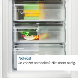 Bosch KGN392LBF - Serie 4 - koel-vriescombinatie - Total No Frost - nooit meer ontdooien- RVS - Zeer stil -Energielabel B - VitaFresh XXL 0°C: houd etenswaren langer vers met extra ruime vershoudlades — thumbnail 8