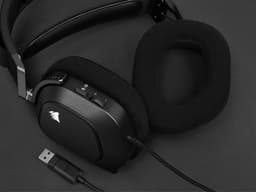 Corsair HS80 - Bedrade Gaming Headset - RGB - Dolby Audio 7.1 Surround - Carbon - PC — thumbnail 5