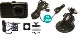 Guardo Full HD Dashcam - Voor-en achtercamera - 1080P - Zwart — thumbnail 2