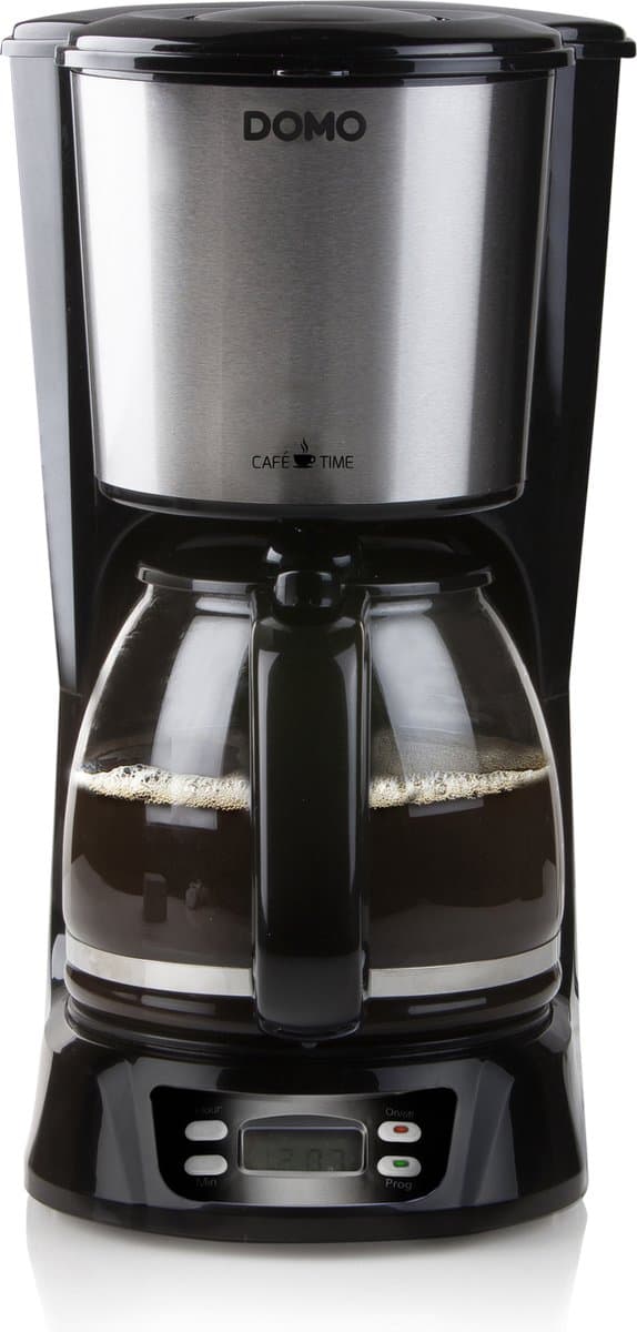 Domo - DO1065K - koffie - koffiezetapparaat- LCD scherm - 1,5 L - timer - 2 jaar garantie — afbeelding 1