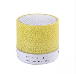 Led Mini Draagbare Speaker USB/TF Card Bluetooth Kleur Geel — thumbnail 1