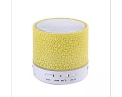 Led Mini Draagbare Speaker USB/TF Card Bluetooth Kleur Geel