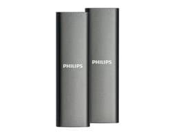 SSD Philips extern ultra speed space grey 500GB - 2 stuks