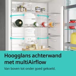 Siemens iQ300 KG36N2IDF koel-vriescombinatie Vrijstaand 321 l D Roestvrijstaal — thumbnail 6