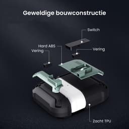 AdroitGoods Armor Case Geschikt Voor Apple AirPods Gen 3 - Cover - Hoesje - Generatie 3 - Bescherming — thumbnail 5
