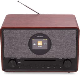 DAB Radio met CD Speler en Bluetooth - Audizio Lucca - FM en Internetradio - AUX en USB Stick Ingang - Wekker — thumbnail 3