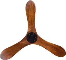 DESMIU Plafondventilator – 106,68 cm Met 3 Houten Bladen – Metaal En Hout – Zwart En Donker Walnoot – Afstandsbediening, Timer En Omkeerfunctie — thumbnail 2