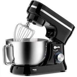 Keukenmixer - Keukenmachine - Foodprocessor - Keukenrobot - 1000W – 8 Snelheden – 4.5L Roestvrijstalen Kom – Elektrische Foodmixer - Zilver — thumbnail 2
