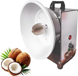 Kokosrasp Elektrisch - Kokosverwerker - Keukenbereiding Thuis - Instelbare Snelheden - 35 kg Per Uur - Meerkleurig — thumbnail 1