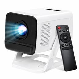 Veya Mini Beamer Wit - Projector - 4K - 180graden draaibaar - Android - Wifi6 - Beeld 40 tot 150inch - Bluetooth - 18 x 15 x 11cm — thumbnail 1