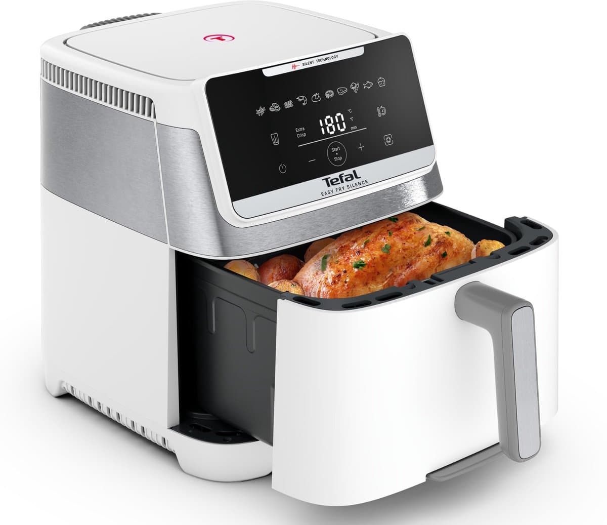 Airfryer 7 liter 1800W stille heteluchtfriteuse met 10 automatische programma's temperatuurregeling en krokante technologie w — afbeelding 1