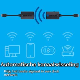Draadloze HDMI naar HDMI Video Zender & Ontvanger, Plug & Play Extender, streamt Full HD 1080p tot 150ft van pc, laptop, kabel/satellietontvanger naar tv of projector (TDD20) — thumbnail 4