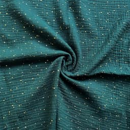 1 meter, 160 x 100 cm, groen met gouden stippen — thumbnail 2