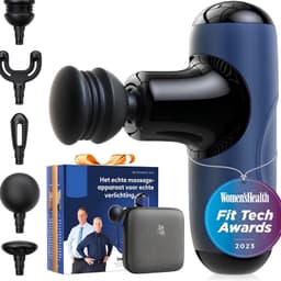 KLS® Massage Gun - Massage Gun Mini - Massage Pistool - Zwart - 15cm x 12cm x 4cm — thumbnail 1