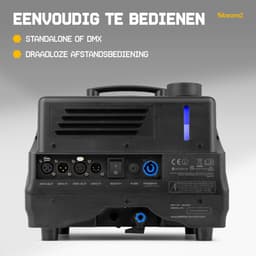 Rookmachine low fog - BeamZ ICE1400 - Laaghangende rook - Voor bruiloften, events en DJ’s - 1400W — thumbnail 4