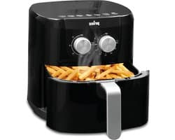 Heteluchtfriteuse - Airfryer Frituurpan - Gezond Frituren - Vetvrij Frituren - 4 Liter - Zwart