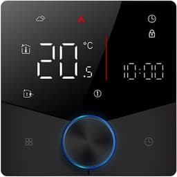 Programmeerbare Thermostaat - Slimme Regelaar - Energiebesparing Thuis - 7-daagse Programmering - 108 cm - Zwart — thumbnail 1