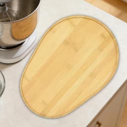 Keukenmachine Mat - Onderlegger Mixer - Aanrecht Beschermen - Slijtvaste Bescherming - 38.5 cm - Houtkleur — thumbnail 4
