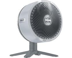 Draadloze Tafelventilator op Accu - Ventilator voor Binnen & Buiten - Oplaadbaar - 5 Snelheden - Oscillerend - Zwart — afbeelding 1