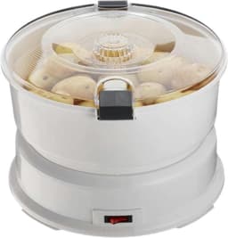 Elektrische Aardappelschiller - Groenteverwerker - Snel Maaltijden Bereiden - Automatische Slimme Aanpassing - 1 Kg Capaciteit - Wit — thumbnail 4