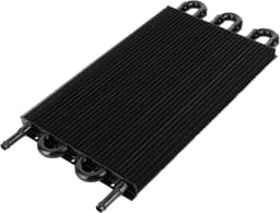 Motorolieradiator - Oliekoeler Kit - Motor Koelen - Verlaagt Oliëtemperatuur - 6-rij - Zwart — thumbnail 4