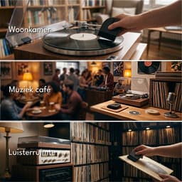 Purepeak Platenborstel - Platenreiniger - LP Reiniger - Vinyl - Naaldborstel - Zwart — thumbnail 4