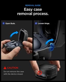 Spigen Lock Fit Hoesje Geschikt voor Samsung Galaxy Buds 4 / 4 Pro Zwart — thumbnail 5