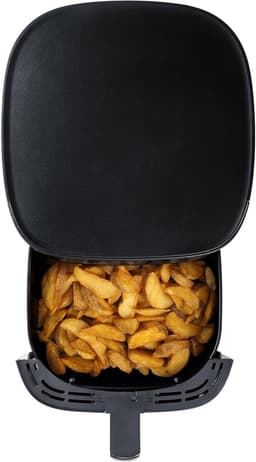 Heteluchtfriteuse - Airfryer Mini Oven - Vetarm Koken - 8 Programma's - 45 Liter - Zwart — thumbnail 5