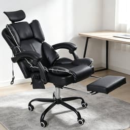 Gotagee Ergonomische Gaming-Stoel – Met Ventilator, Luchtkoeler & Koeling, Geventileerde Zitting, Ligfunctie, Massage, Verstelbare Directiestoel, Zwart — thumbnail 3