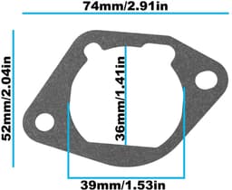 Dailygoods- Luchtfilter 4 Stuks - Grasmaaier Basispakkingen - Compatibel met Exmark/John Deere - Duurzaam Materiaal - Afdichting Motor - Grasmaaierfilter — thumbnail 2