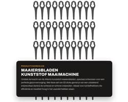 Dailygoods- Grassnijmes 50 Stuks - Kunststof Mes - Duurzaam