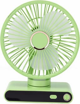 Wandmontage Ventilator - Bureau Ventilator - Ruimte Koelen - Met Omgevingslicht - 167 cm - Wit — thumbnail 1