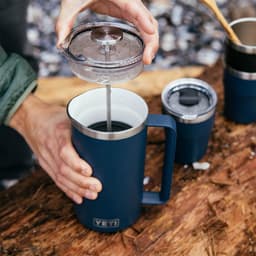 SnelShoppen - French Press 64 oz (1900 ml) - Koffiezetter met Dubbelwandige Isolatie, Tritan Deksel, Perfecte Filter - Ideaal voor Feest, Camping en T — thumbnail 3