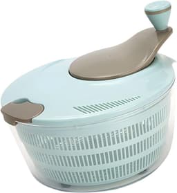 Salade Spinner - Groente Droger - Snel Groenten Wassen - Grote Capaciteit - 25cm - Blauw — thumbnail 1