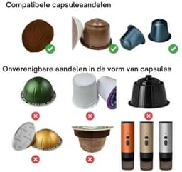 Thuys - Draagbaar Elektrisch Koffiezetapparaat 3-in-1 USB - 15 Bar, 72W - Capsules en Gemalen Koffie - voor Reizen - Auto en Thuis — thumbnail 4