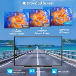 Navigatiesysteem Auto - Dashcam voor auto - GPS Navigatie - Draadloze - 2.5K DVR - Bluetooth Audio - ADAS Systeem - 9" - Achteruitrijcamera - Spraakbesturing — thumbnail 5