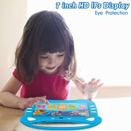 SnelShoppen - Kids Tablet 7 Inch Android voor Kinderen met WiFi Bluetooth Ouderlijk Toezicht en Dubbele Camera - 32GB ROM - Kindertablet voor 3-14 Jaa — thumbnail 4