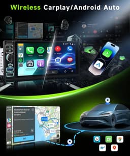 Autostereo 6.9 inch - Android 15 - Bluetooth en Wi-Fi - Eenvoudige app-installatie - ShopVlot — thumbnail 2